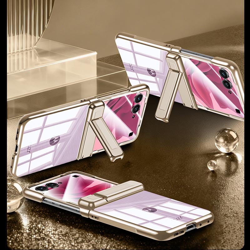 Capa Razr 70 Ultra Para Motorola 60 50 70 Pro 60 2025 Galvaniza Dobradiça Transp