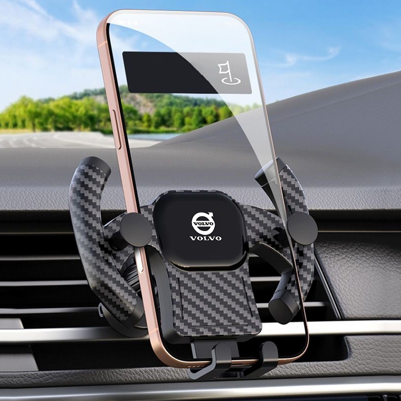 Suporte Ajustável Do Telefone Celular Respiradouro De Ar Automóvel Com Forma Volante Para Volvo S90 S60 V90 V60 V40 XC-9