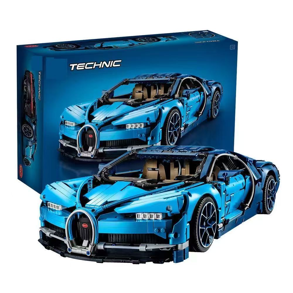 1380 PCS Bugatti Veyron Bloco de Construção Carro Esportivo Compatível Lego Montagem Modelo Carro Menino Brinquedo Prese