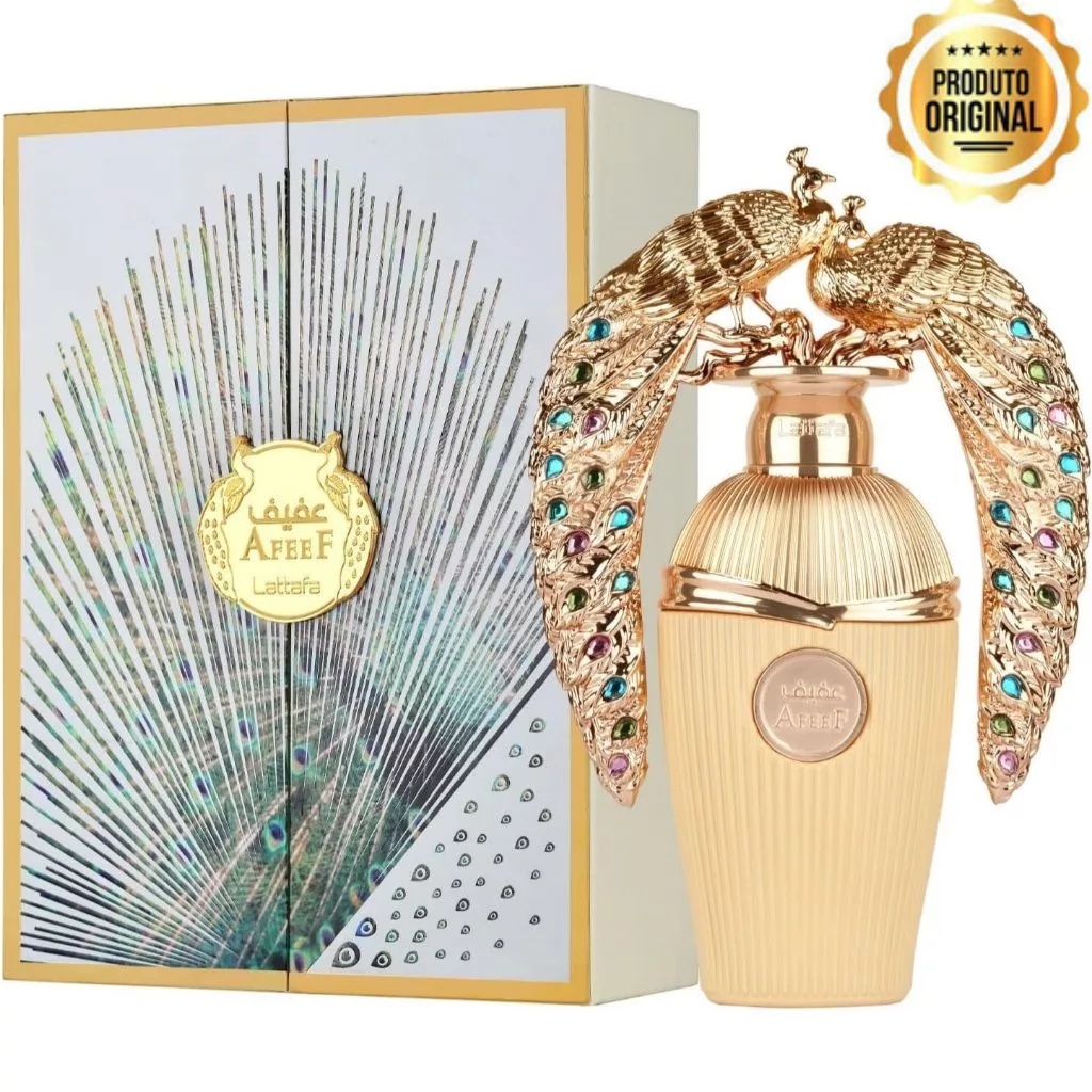 Perfume árabe Lattafa Afeef Eau de Parfum Feminino Perfume