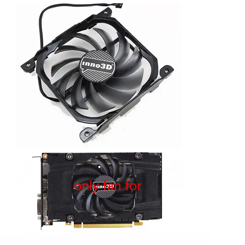 CF-12915S 970 960 750 Ti ITX 1060 GPU Placa Cooler Ventilador Para INNO3D Geforce GTX 1060 Gráfica Compacta