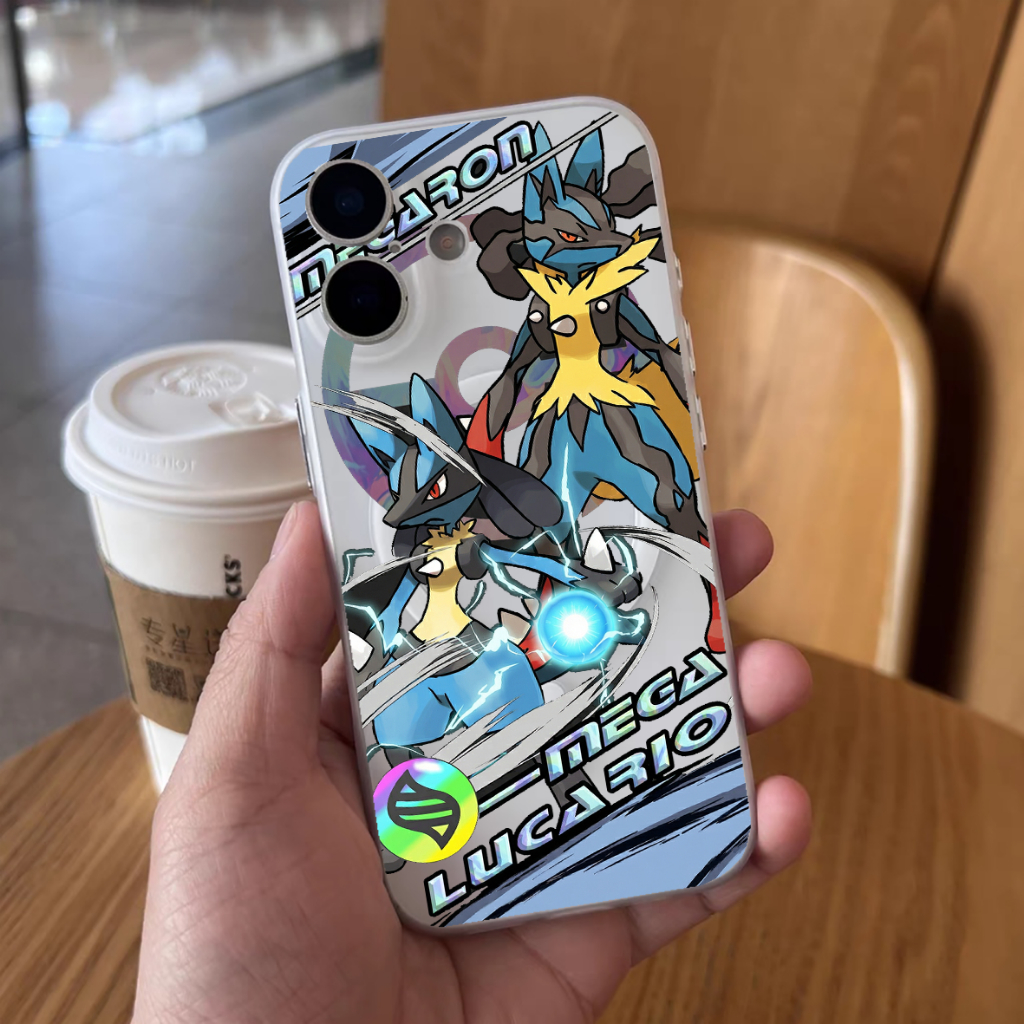 Mage Pokémon Lucario Samsung S26Ultra Capa Magnética Para Telefone Greninja S25Ultra S24 + Carregamento Sem Fio À Prova