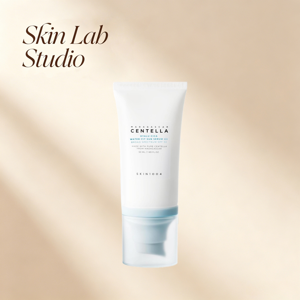 SKIN1004 Centella Hyalu-Cica Water-Fit Sun Serum UV, Protetor Solar Coreano FPS 50 (Essencial para Viagens)