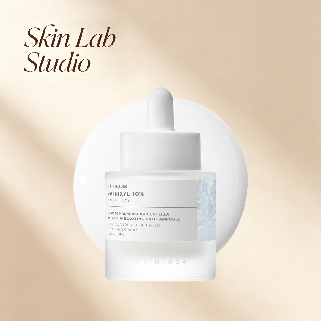 SKIN1004 Matrixyl 10% Boosting Shot Ampoule, Soro Facial com Volufilina e Ácido Hialurônico Hidratante