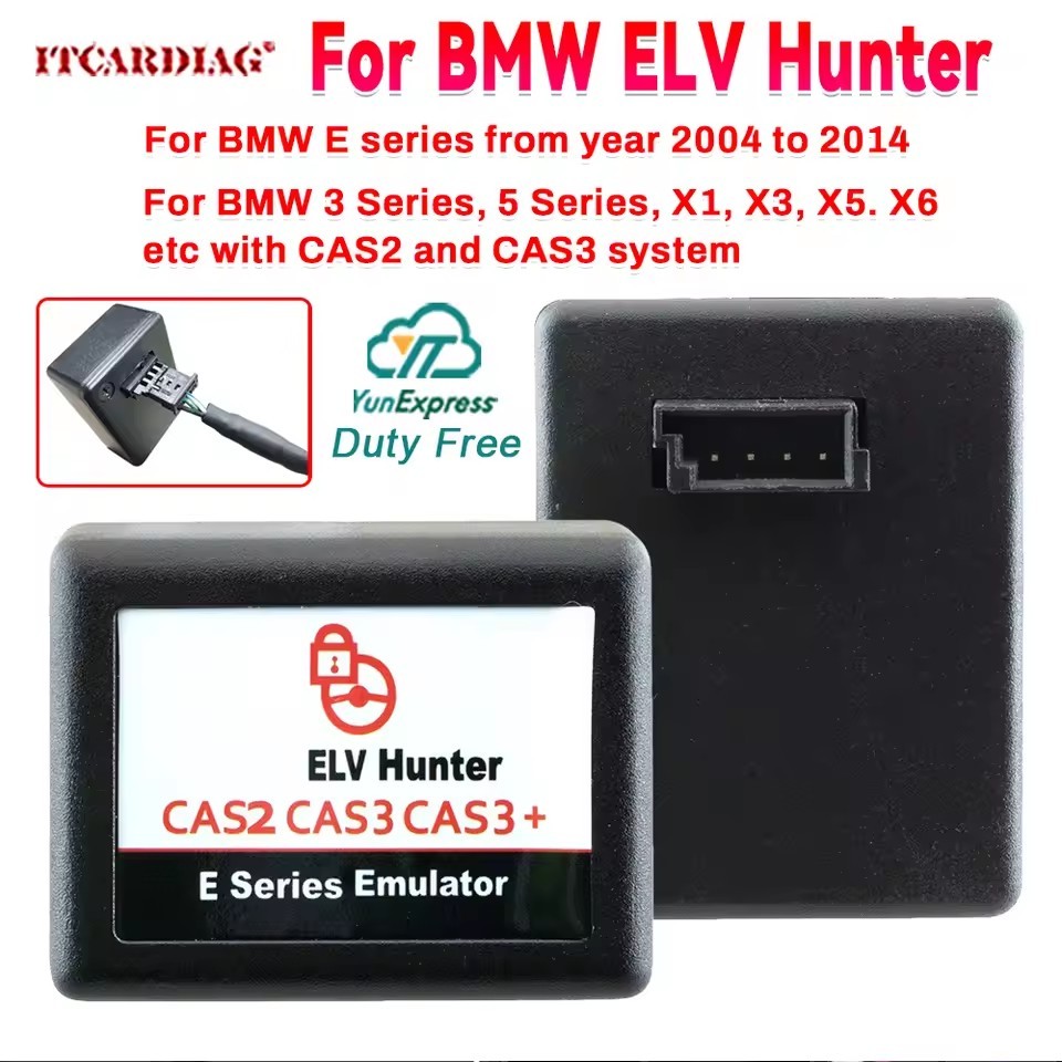 Para BMW ELV Caçador Emulador De Bloqueio Direção CAS2 CAS3 CAS3 + E Série Aplicar E60 E84 E87 E90 E93 2004 A 2014