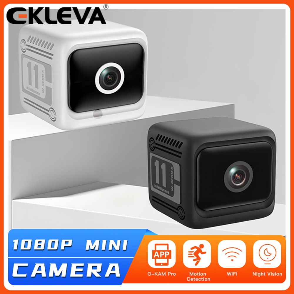 EKLEVA 1080p Mini Câmera Doméstica Pequena Sem Fio Wifi Câmeras Ao Ar Livre Atualizado Detecção De Movimento Alertas Seg