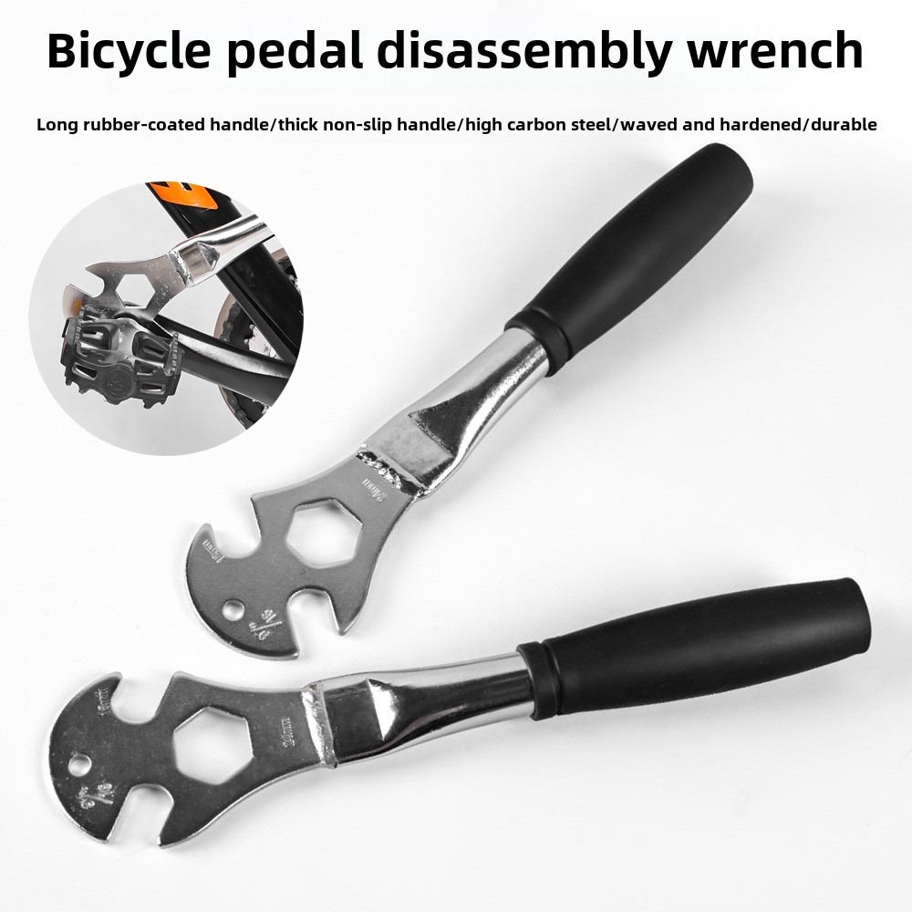 Chave De Pedal De Bicicleta 15mm Alça Extra Longa Inglesa MTB De Estrada Instalar Ferramentas De Reparo De Remoção