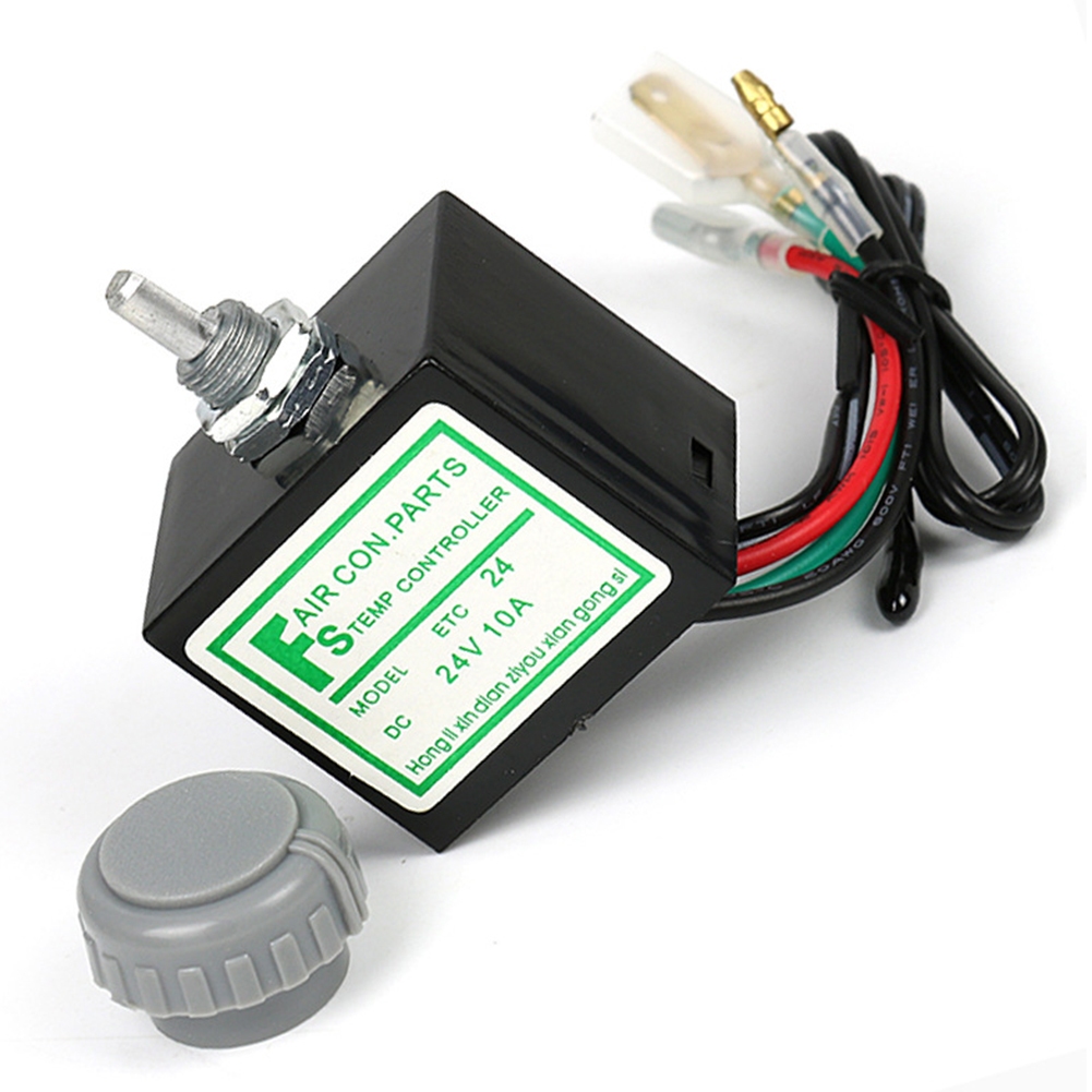 10A 12/24V Carro Ar Acessório Automático A/C Termostato Eletrônico Condicionador Interruptor Controle De Temperatura