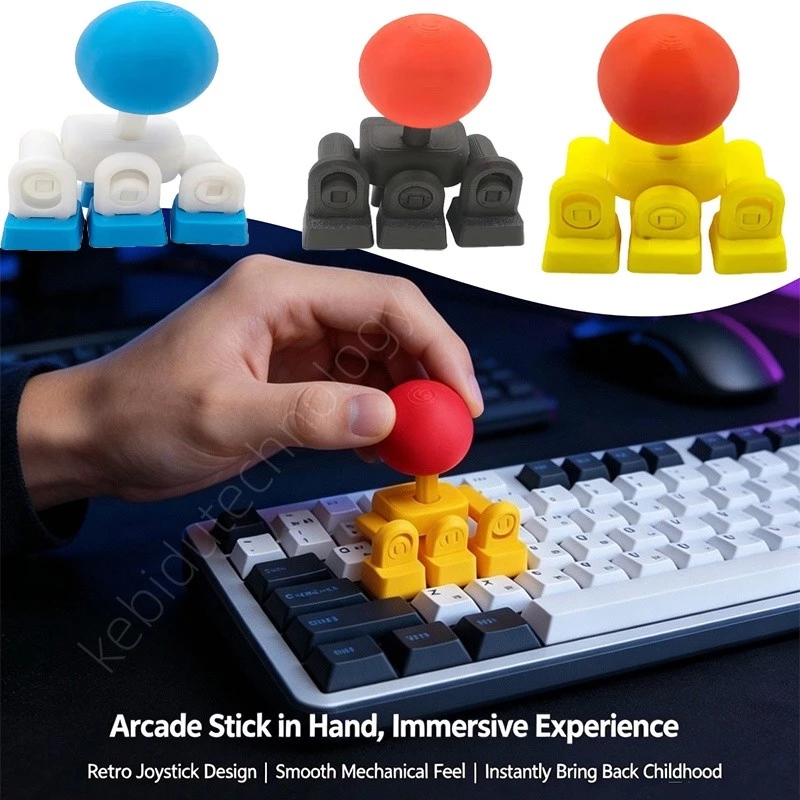 Criativo 3D Impresso Teclado Joystick Controlador De Jogo WASD Melhora A Experiência Mecânica Decoração Console Acessóri