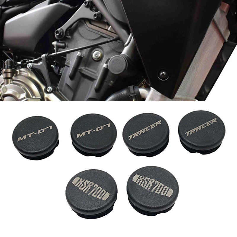 Para Yamaha MT07 Tracer700 XSR700 Quadro Buraco Capa Tampas Plug MT 07 Tracer 700 XSR 700 2013-2021 2018 2019 2020 Motoc