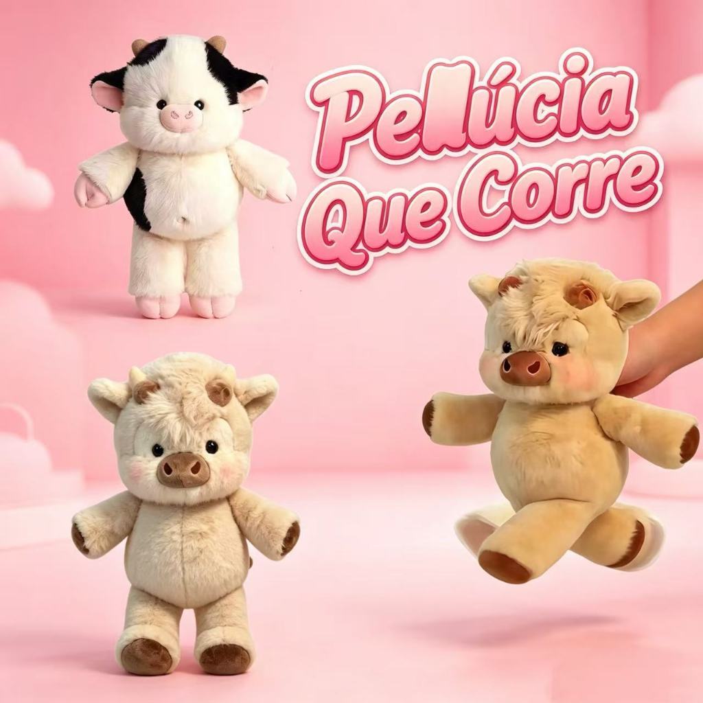 40cm Pelúcia Boi das Boi Highland  Corredor Extra Macia Antialérgica Presente Para Meninas