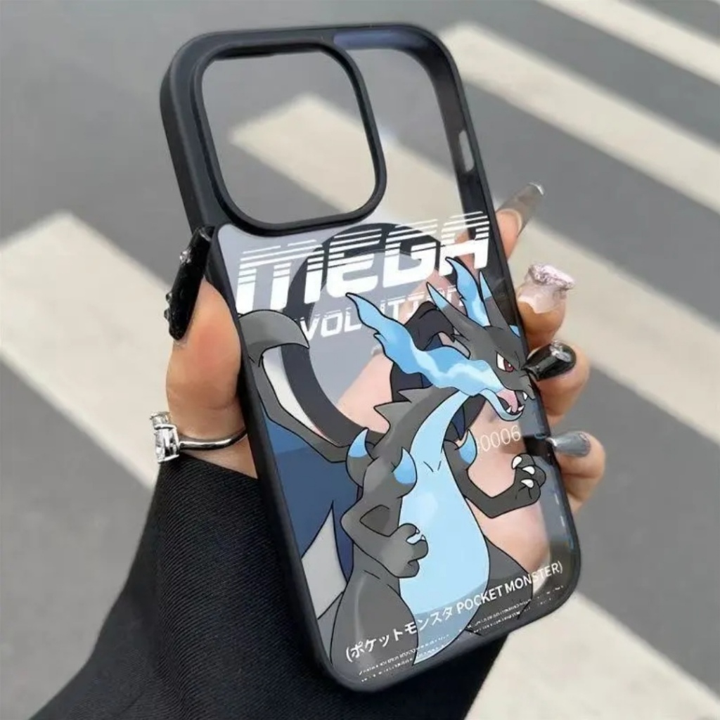 Mage Pokémon Charizard-X Samsung S26Ultra Capa Magnética Para Telefone S25Ultra S24 + Carregamento Sem Fio De Preta À Pr