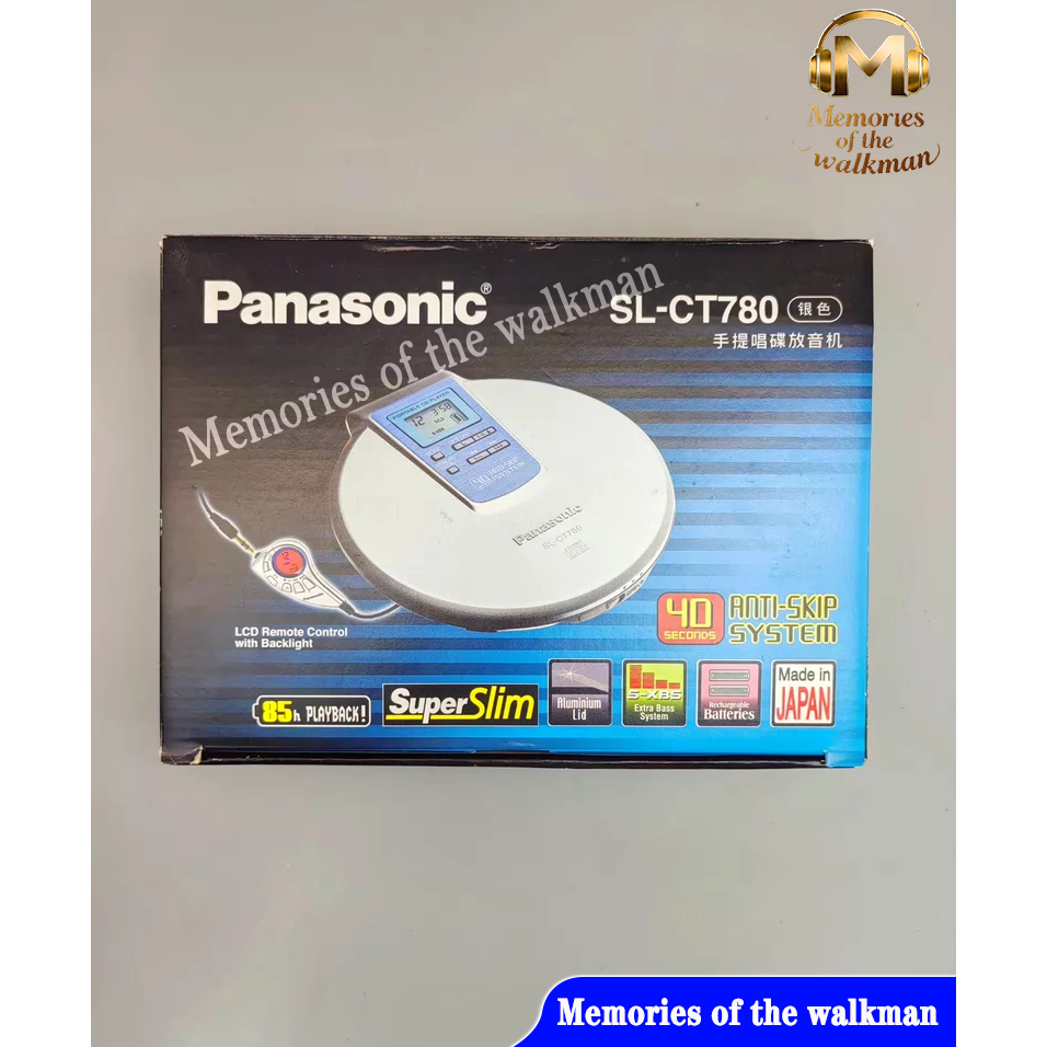 SL-CT780 CD Walkman , Novo Carro-Chefe Feito No Japão , Controle Remoto De Olhos Grandes , Som S-XBS , Saída Óptica , An