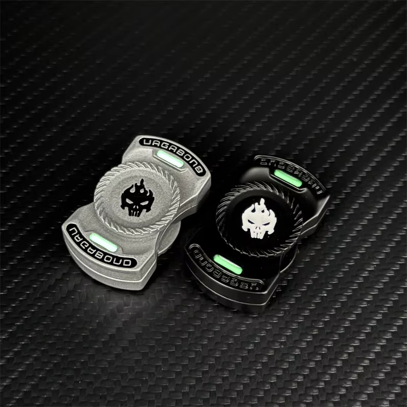 Top De Ponta Do Dedo De Caveira XRB , Parte Superior Com Manivela Manual Em Liga De Zinco , Brinquedo EDC Para Alívio Es
