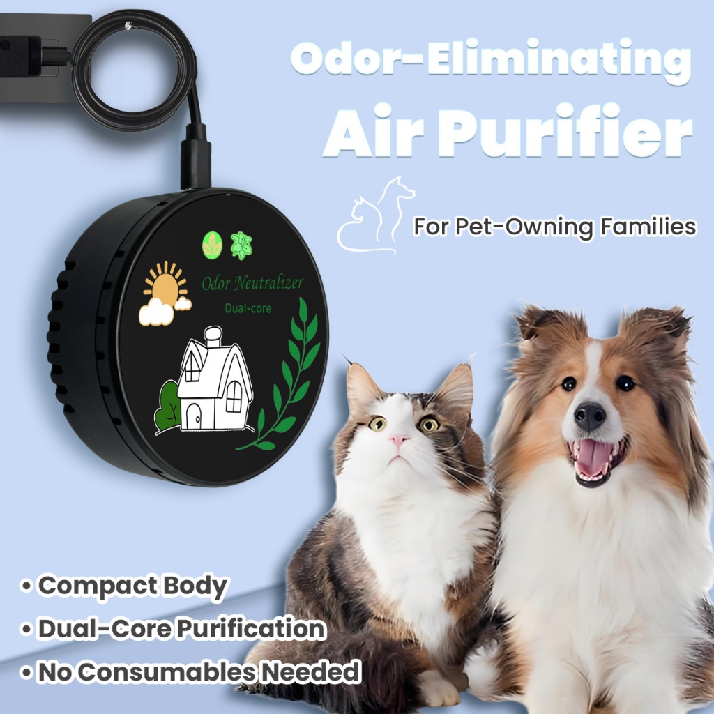 Purificador Inteligente De Odor Para Animais De Estimação , De Ar Banheiro De Desodorizador De Caixa De Areia Gatos , Re