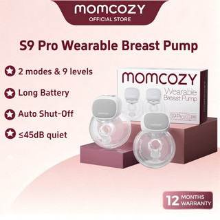 Bomba Tira Leite Vestível Atualizada Momcozy S9 Pro , Design Mãos-Livres Com Bateria Estendida E Display LED , Elétrica 