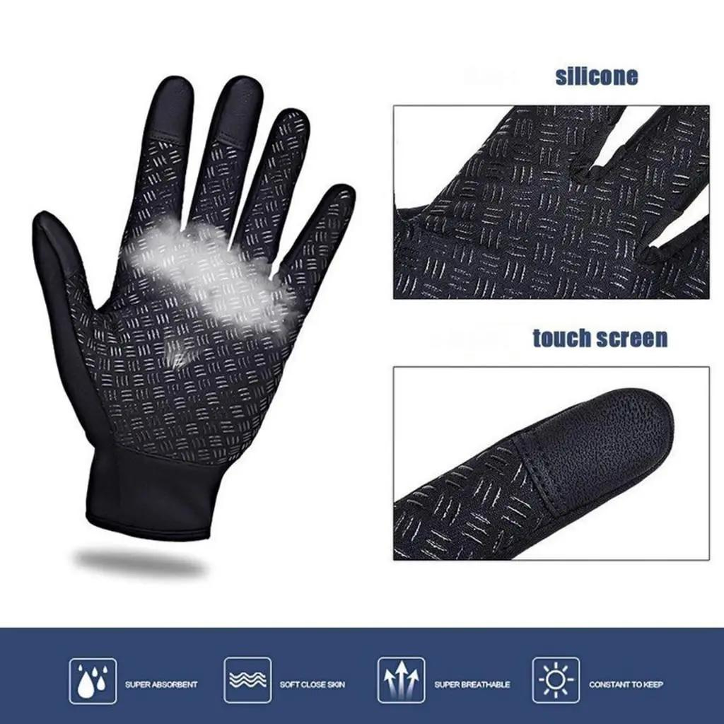 Luva Térmica resistente a água Unissex para Moto e Bike com Touch