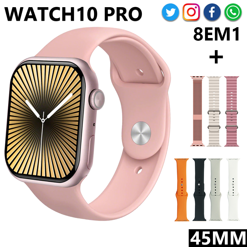 Novo Smartwatch MINI 8 em 1 Chamadas Bluetooth Monitoramento De Saúde Contagem De Exercícios Medição de Pressão Arterial