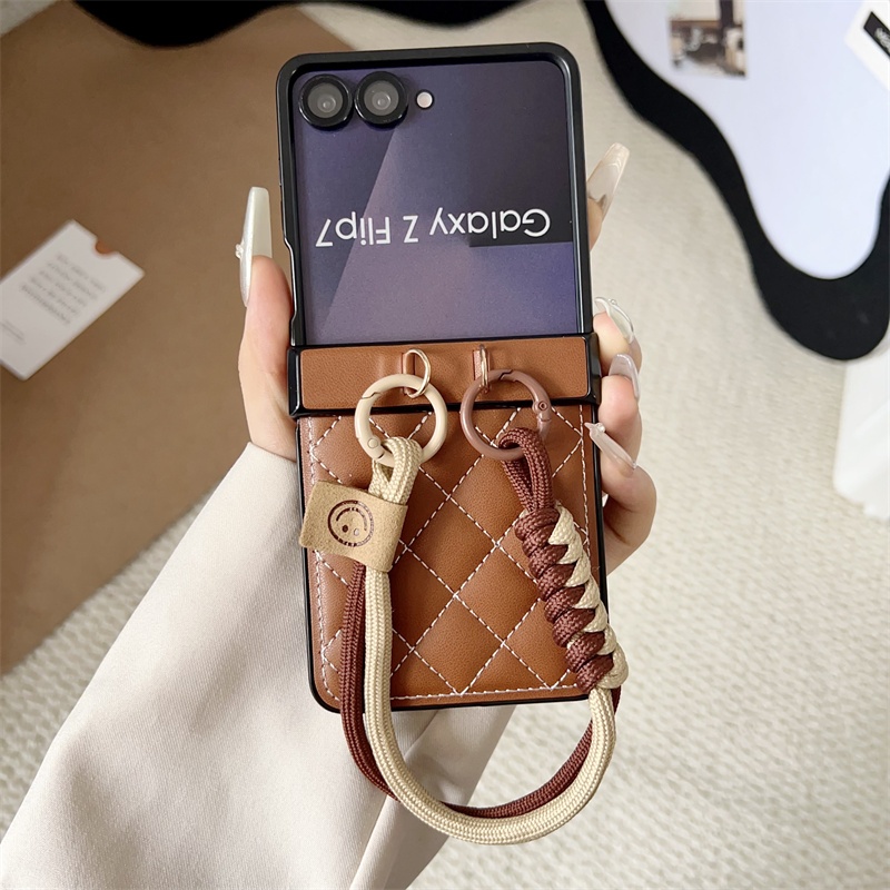 Cordão Portátil Tela Dobrável Capa De Couro De Luxo Adequada Para Samsung Galaxy
