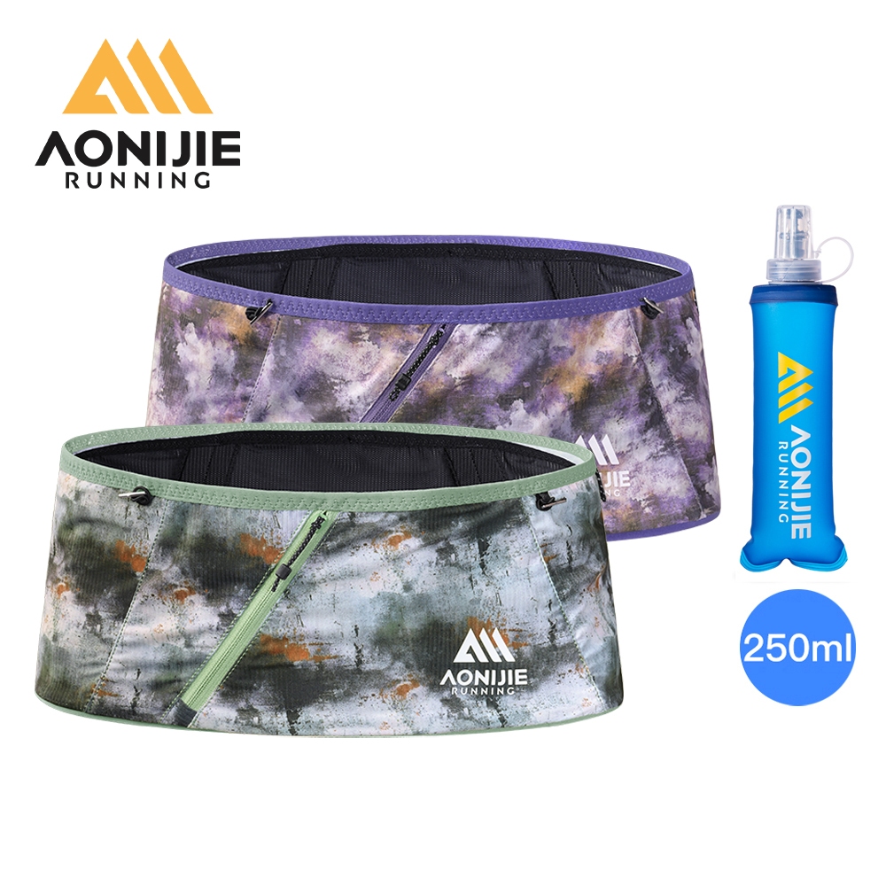 Cinto De Hidratação De Corrida AONIJIE W8142 Para Trilha E Diária , Pacote De Cintura Leve Sem Salto Com Bolso Zíper