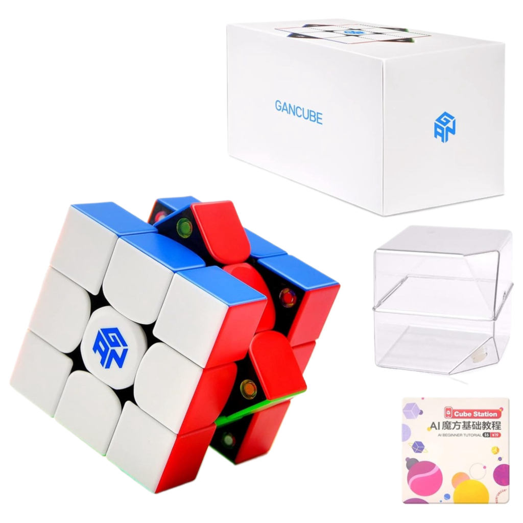 GAN 356 M Cubo Magnético de Velocidade, 3x3x3 Cubo Mágico Liso e Rápido Sem Adesivo, Puzzle Cube Toy Gift
