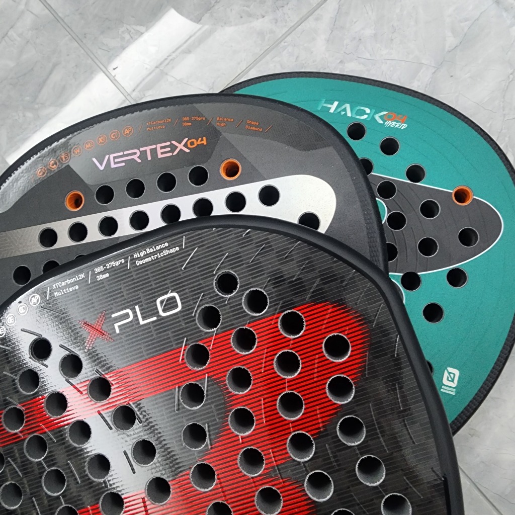 Raquete De Tênis Padel Profissional De Fibra De Carbono Composto Em Forma De Diamante EVA Espuma Laminada HPS Esportiva