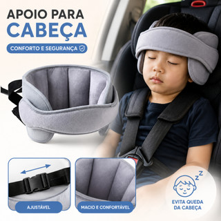 Apoio Suporte Cabeça Proteção Infantil Cadeirinha Carro Segura Cabeça Almofada Ajustável Criança