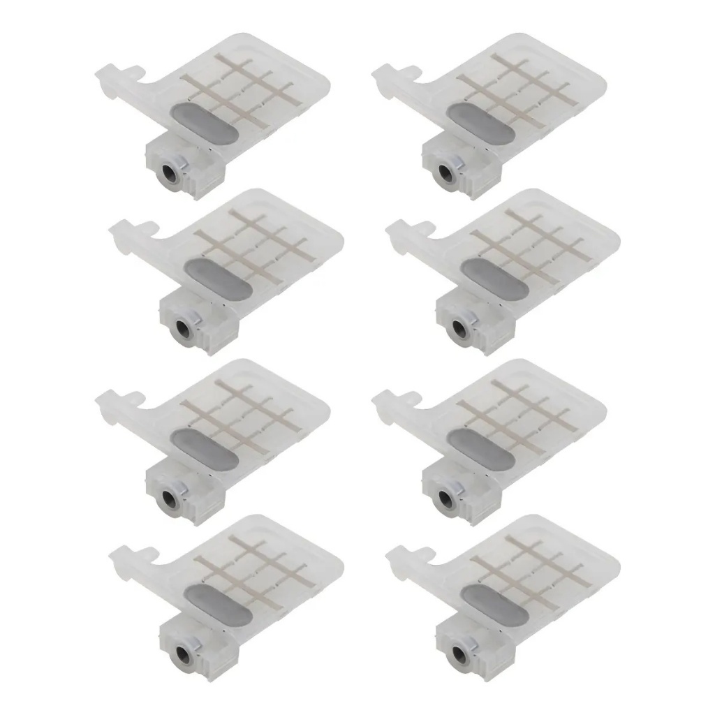 8pc Big Damper Compativel Dx5 C/ Trava Quadrada Transparente