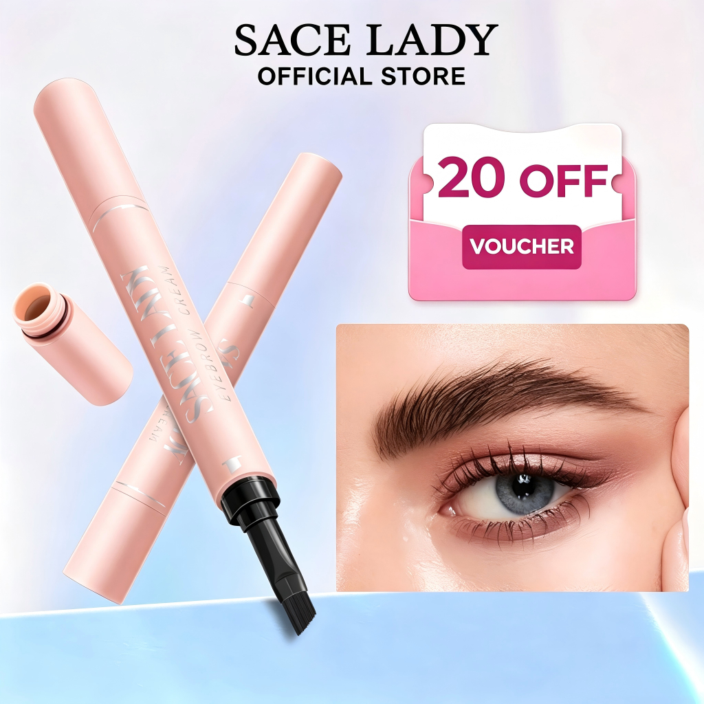 Creme para Sobrancelhas à Prova d'Água SACE LADY efeito tatuagem de longa duração