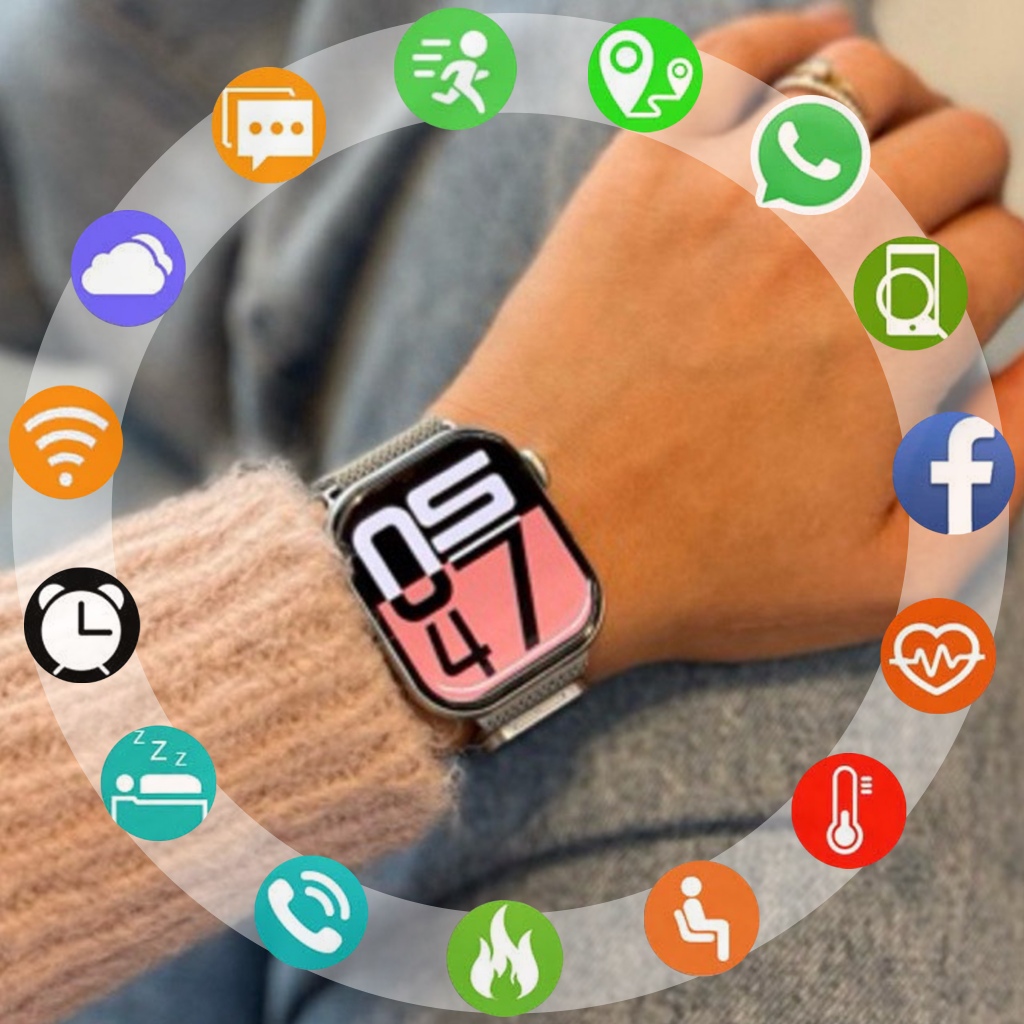 2026 Novo relógio inteligente S10 Pro Bluetooth Caller ID, com monitoramento de frequência cardíaca e calculadora - envi