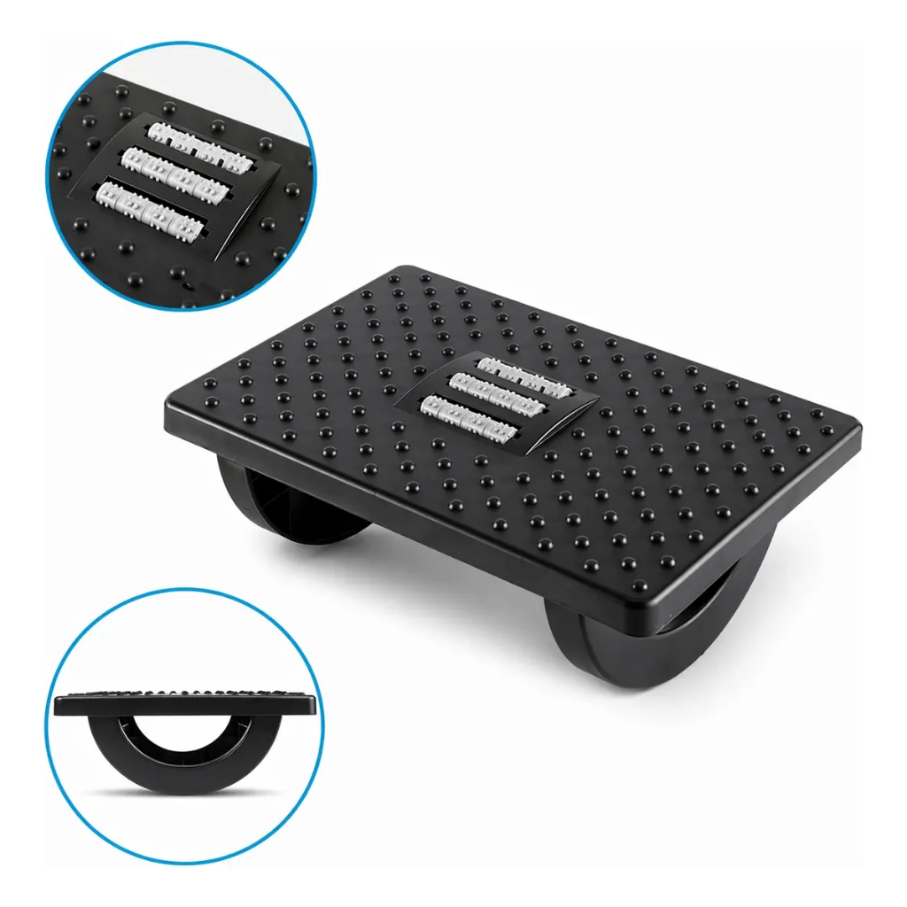 Apoio De Pe Ergonomico Home Office Balanco Massageador Descanso Pes Pernas Escritorio Anti Estresse