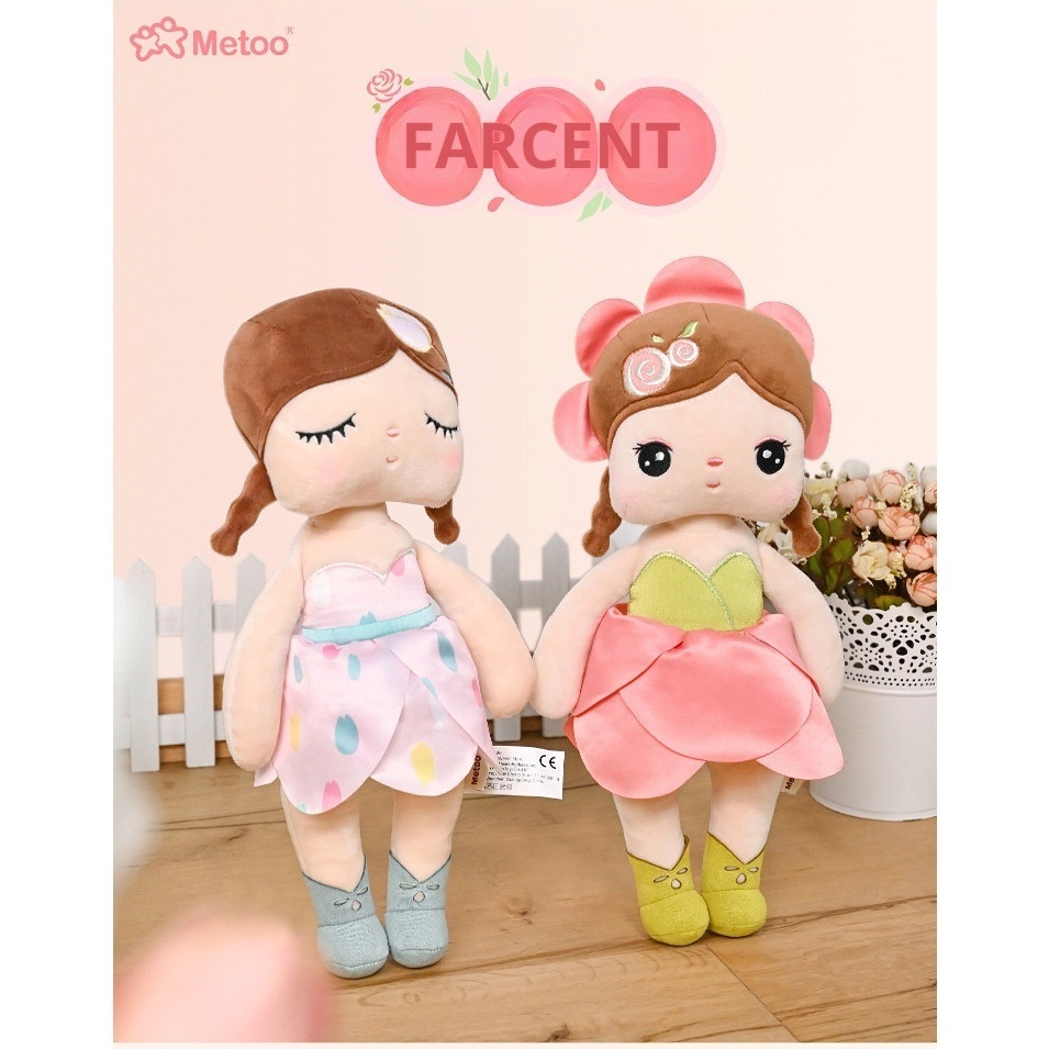Metoo metoo Mi coelho flor fada Angela série boneca brinquedo de pelúcia Ragdoll crianças boneca