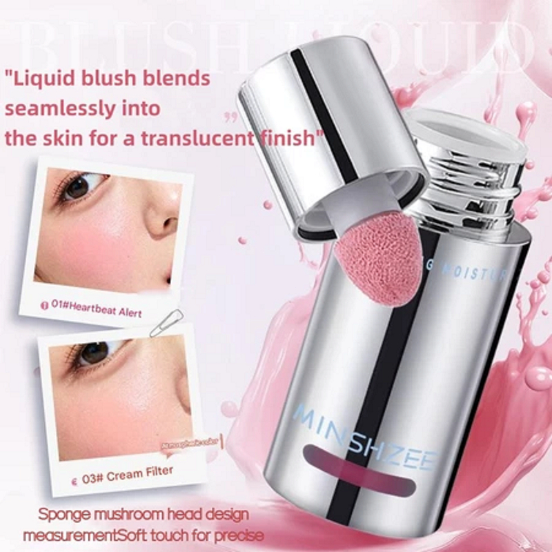 Blush Líquido Multiuso 3 Em 1 – Pode Ser Usado Como Sombra E Tonalidade Labial