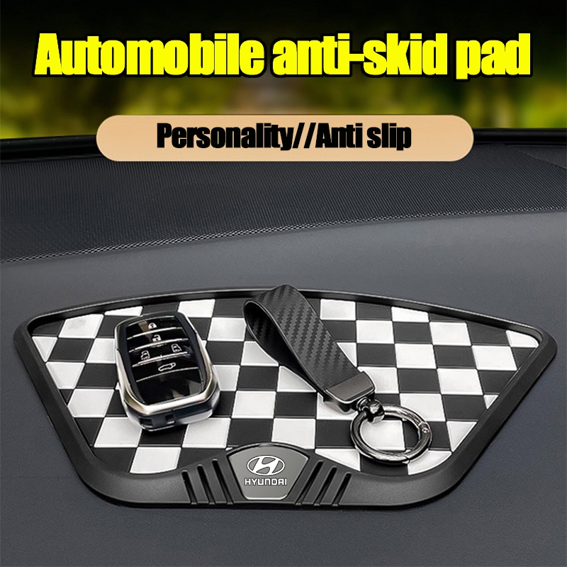 Carro PVC Grade Painel Antiderrapante Esteira Montagem Almofada Pegajosa Apto Para Hyundai HB20 Lafesta Mondeo IX35 I30