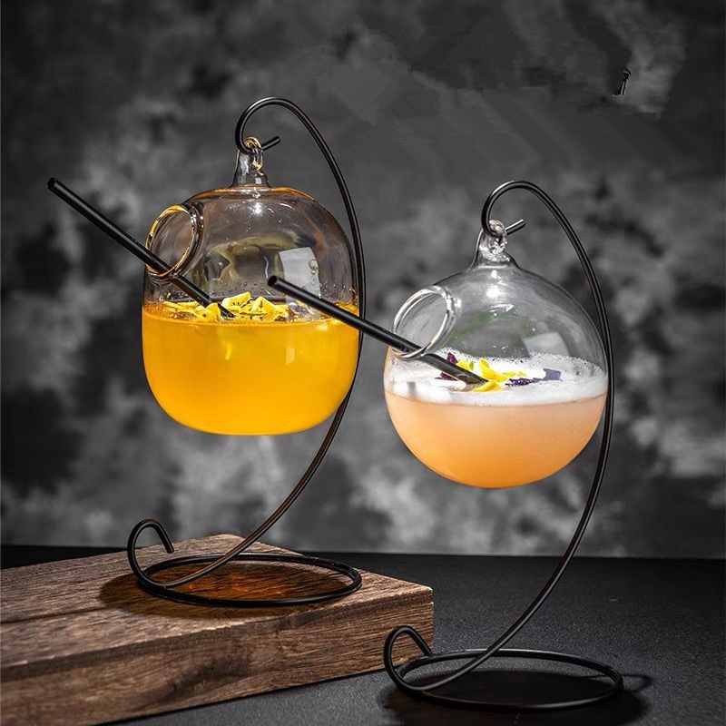 Copo De Coquetel Criativo Estilo Pendurado Vinho Vidro Suco De Uísque Garrafa De Água Bebida Fria Para Bar Também