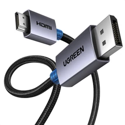 UGREEN DP Para HDMI 4K Cabo Conector Banhado A Níquel Shell De Alumínio Desktop/Placas Gráficas/Monitor/Projetor