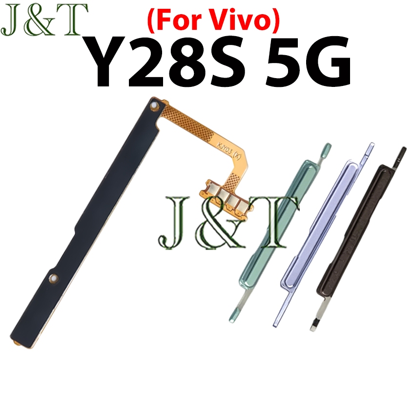 Botão De Volume Do Interruptor Liga/Desliga Flex Para vivo Y28S 5G De Energia Substituição Flexível