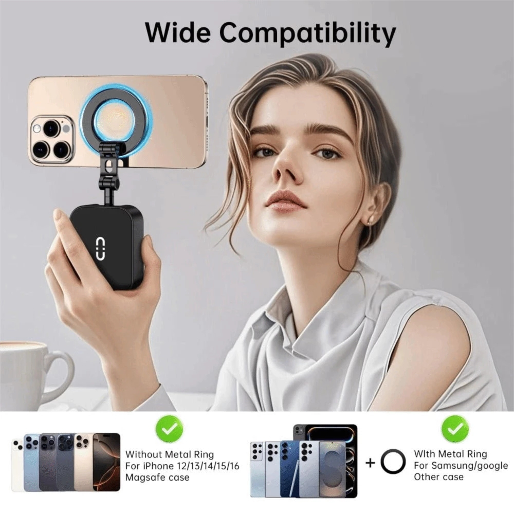 Novo Suporte Magnético Do Telefone Montagem Dobrável Extensível Portátil De Viagem Para Mesa Avião