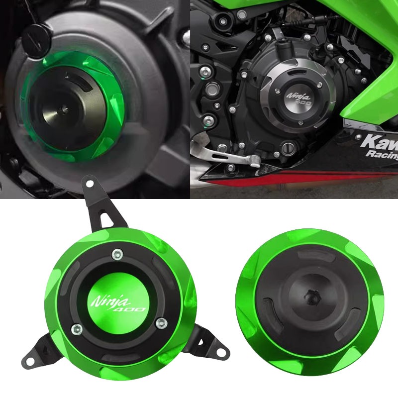 Para KAWASAKI NINJA 400 NINJA400 Z400 2018 2019 2020 2021 2022 2023 2024 Motocicleta Motor Crash Guard Estator Capa Slid