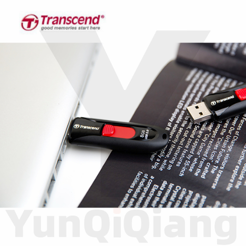 Transcend JetFlash 590 USB 2.0 Bastão De Memória Portátil De Alta Velocidade 4GB 8GB 16GB 32GB 64GB 128GB plug and play