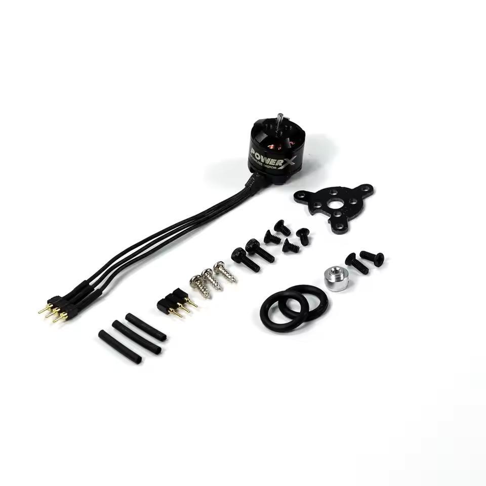 Mini Micro MC1106 3800KV Motor Sem Escova Suporte 1S 5A/2S 5A 5030 Hélice Para RC Asa Fixa Avião FPV Rcaing Drone