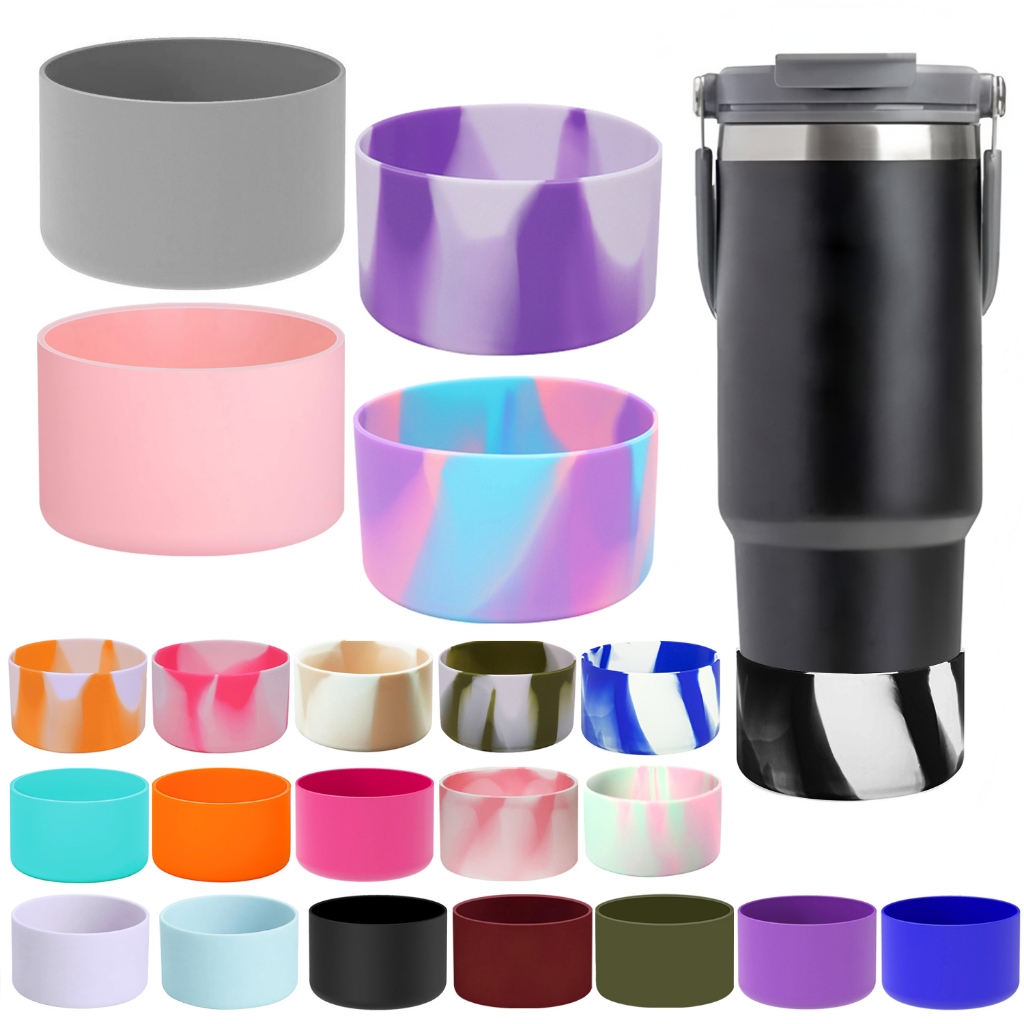 Bota De Garrafa De Silicone , Protetor Inferior Compatível Com Copo Térmico Mercury (600mL/900mL/1200mL) Alça , Capa Pro
