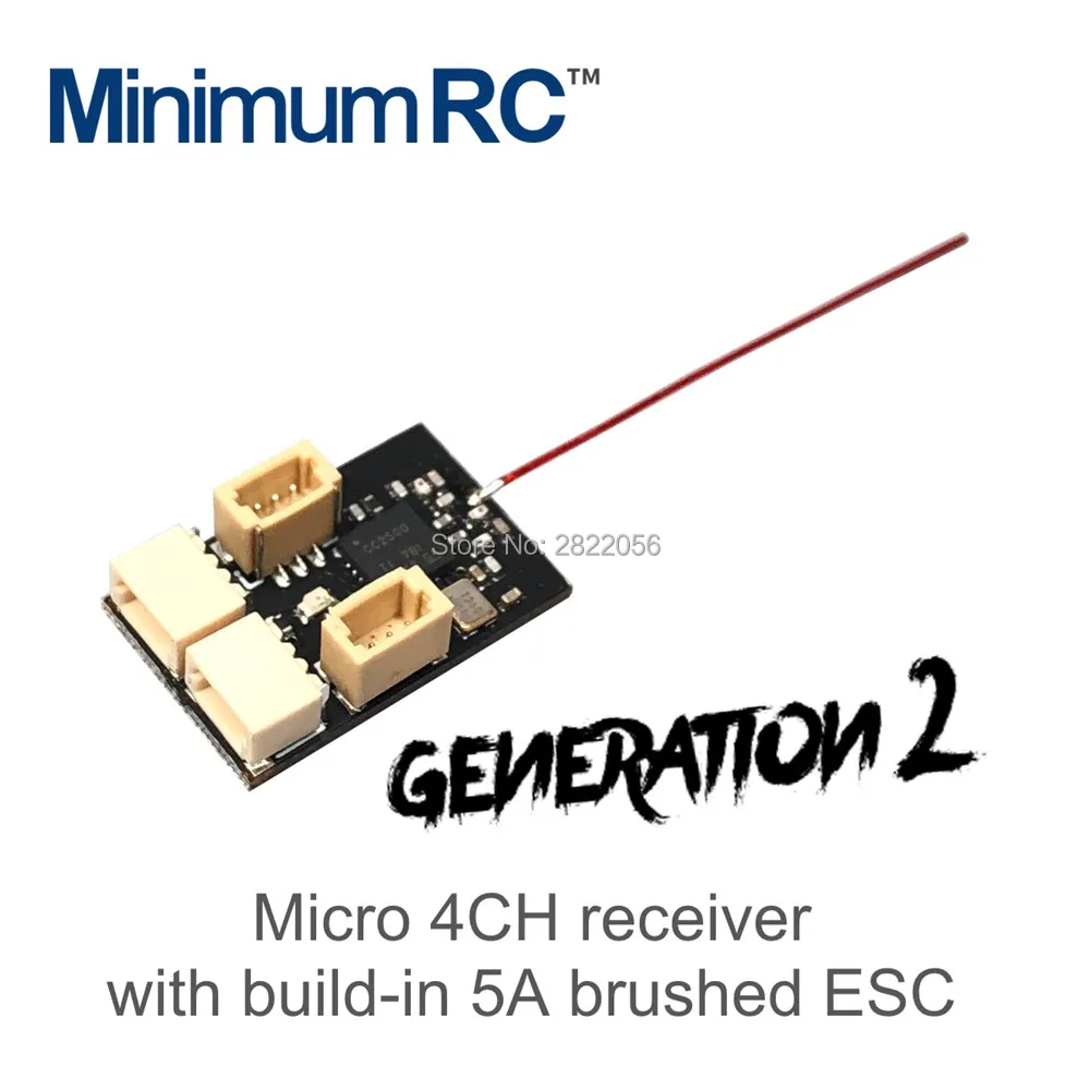 Segunda Geração ! Receptor Em Miniatura Dsm2 Flysky Frsky Recepção s-Fhssintegrado Com ESC Escovado Para mini Avião RC