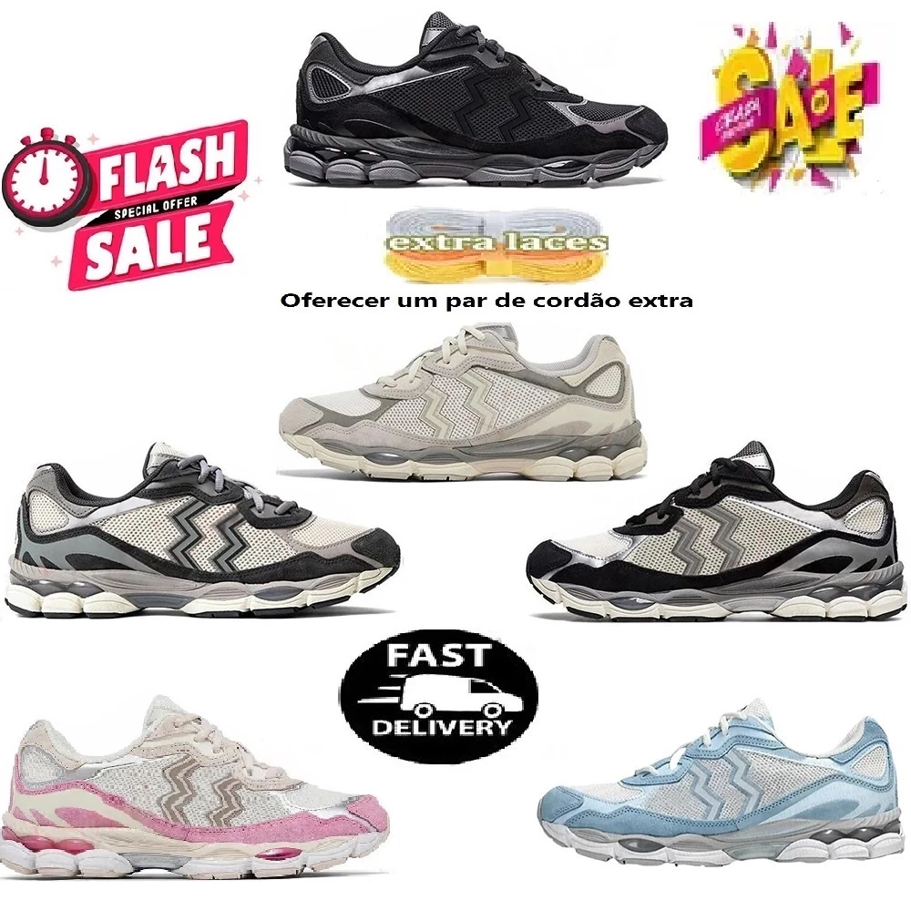 2026 Sapatos De Grife Das Mulheres Dos Homens Tênis De Corrida Grafite Ostra Creme Potência Aveia Pura Sier Branco Laran — imagem 1