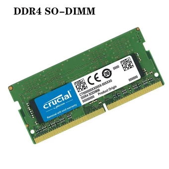 Crucial DDR4 RAM 4GB 8GB 16GB 2400 2666 3200MHz Memória SODIMM PC4-25600 21300 19200 Para Intel AMD