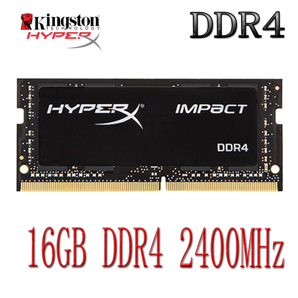 Kingston HyperX Impact DDR4 RAM 16 Gb DDR4 2400 Mhz HX424S14IB/16 Memória Para Laptop Notebook