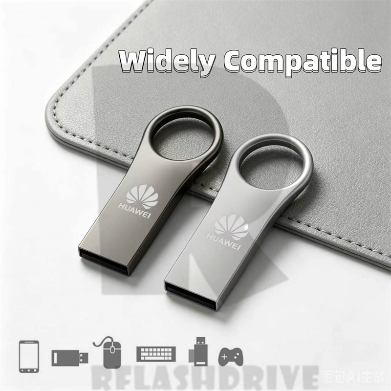 Big Circle Creative Metal USB 3.0 Flash Drive 1GB 2GB 4GB 8GB 16GB 32GB 64GB 128GB 2TB Unidade De Alta Velocidade À Prov