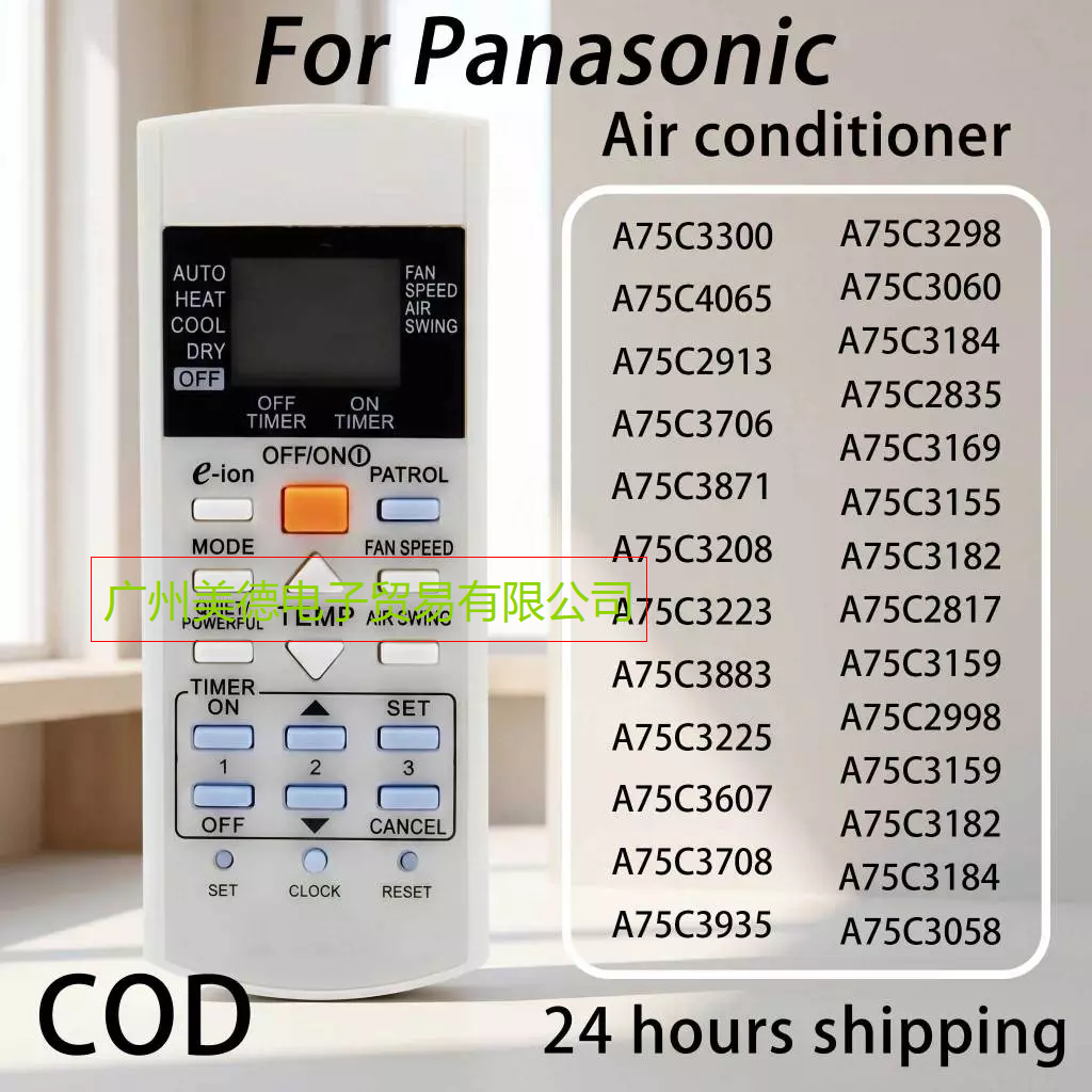 Adequado Para Controle Remoto De Ar Condicionado Panasonic Todos Os Modelos E Fácil De Configurar A75C4543 A75C3826 CWA7