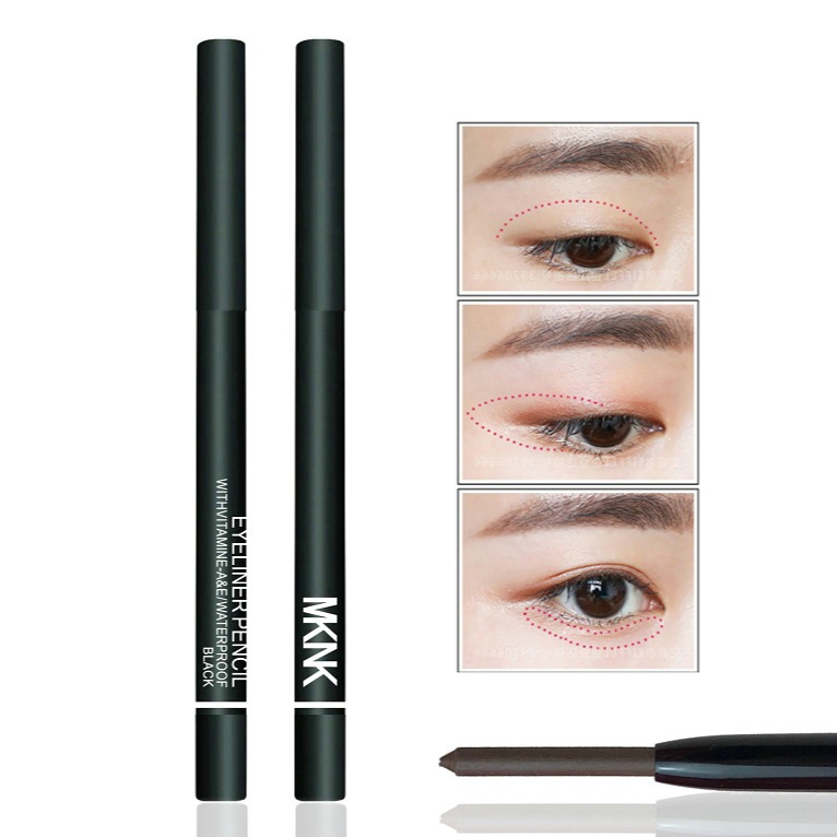 Lápis Delineador Em Gel Automático , Caneta De Maquiagem Multiuso 2 1 Para Olhos E Sobrancelhas