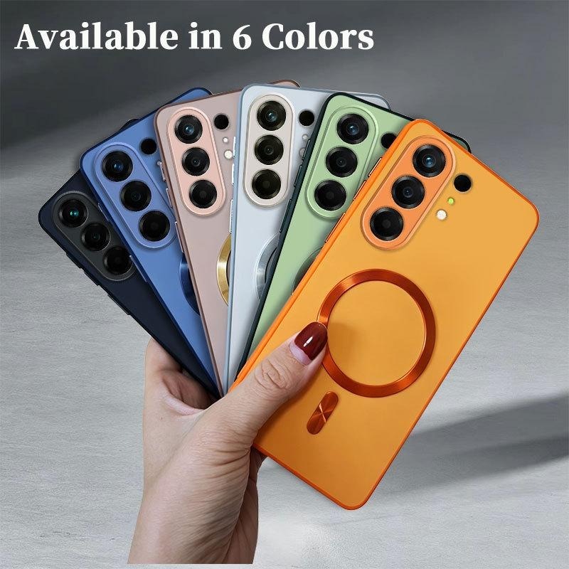 Capinha Magnética Samsung Galaxy S21 FE S21 + S22 Plus Ultra Dura Caixa Para Telefone À Prova De Choque